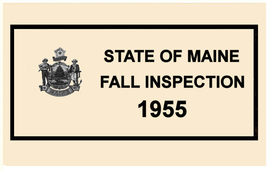 (image for) 1955 Maine Fall Inspection